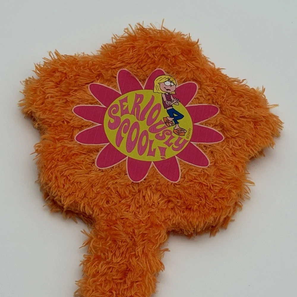 ☆Lizzie Mcguire☆ Profusion Orange Fuzzy Y2K Hand Mirror ; NEW Walmart Exclusive